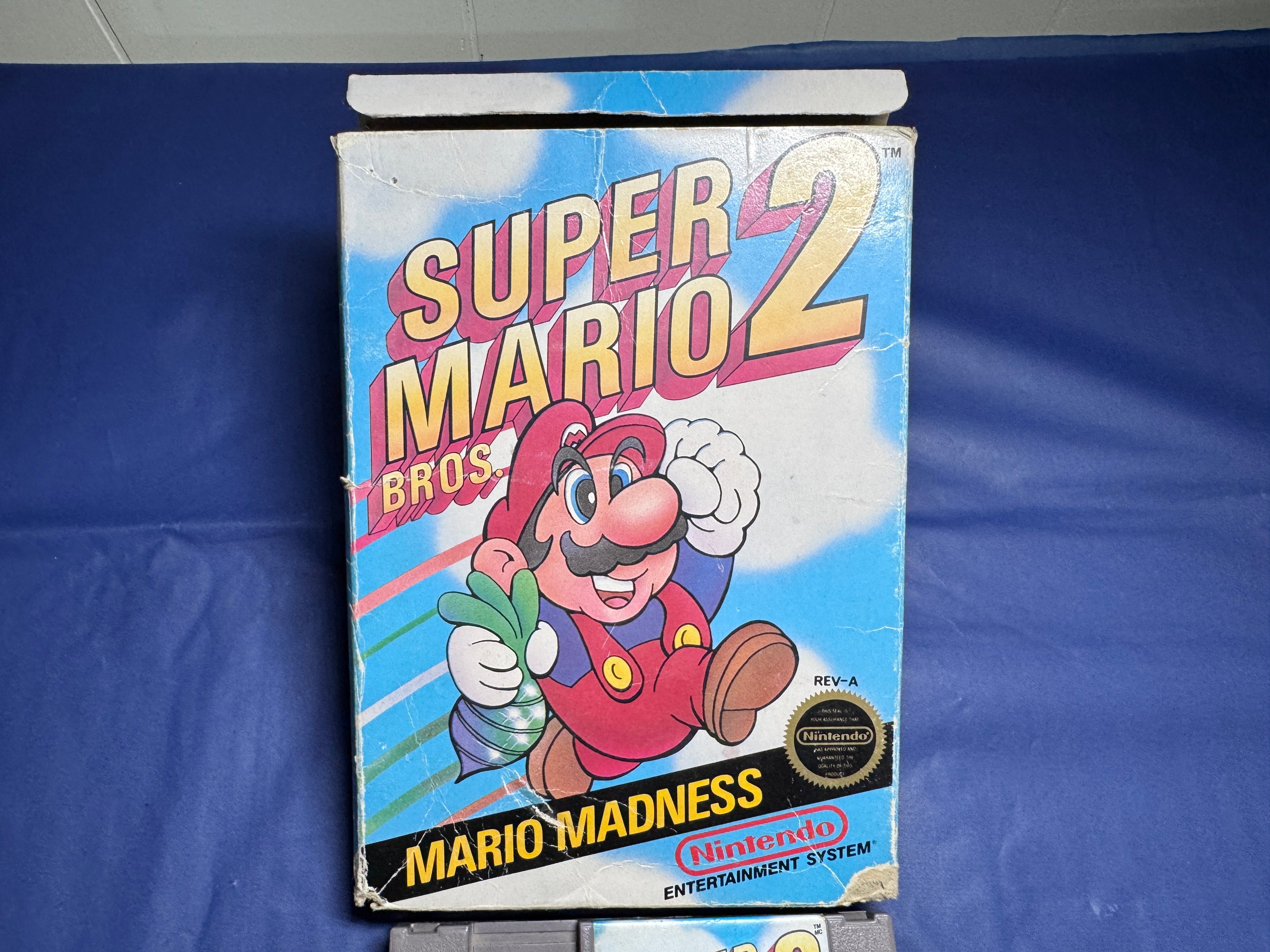 Super Mario Bros. 2 - Nintendo NES - Box And Game