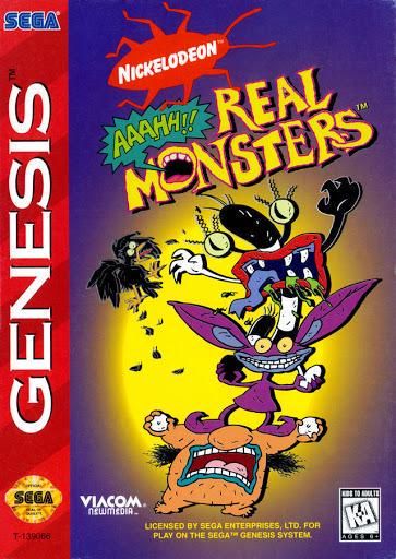 Unvaulted Games - AAAHH Real Monsters - Video Game - Sega Genesis