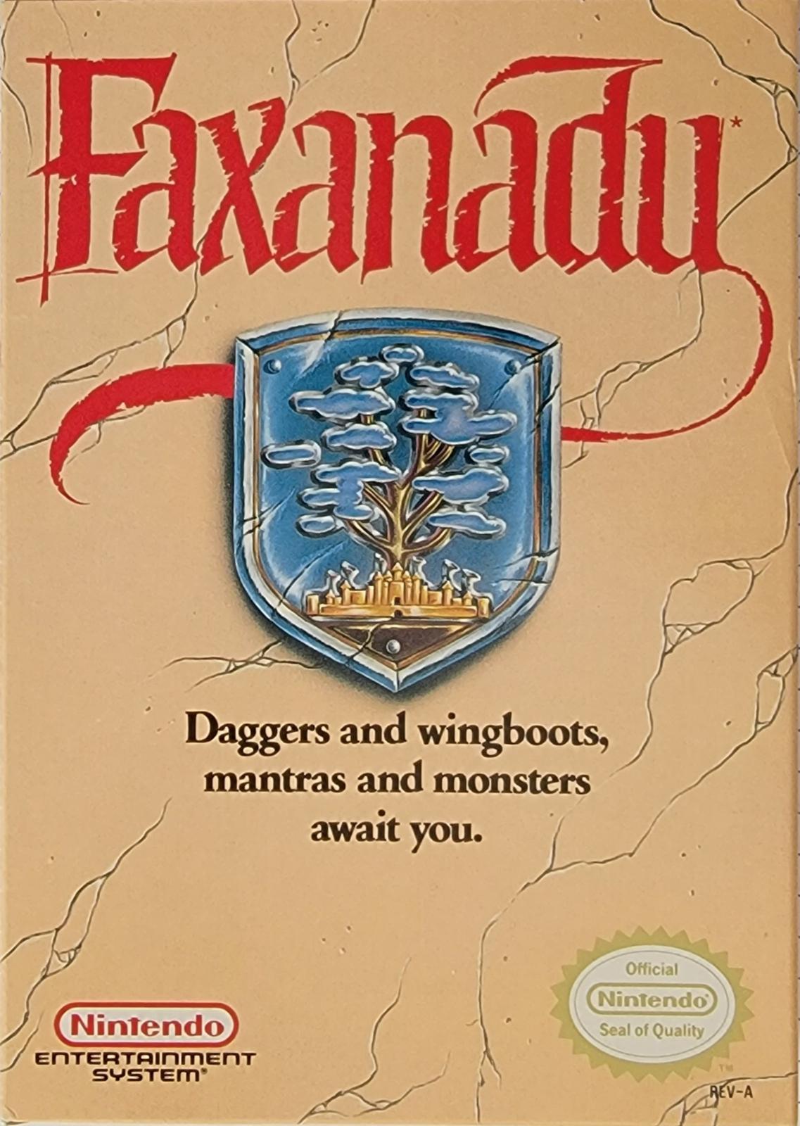 Unvaulted Games - Faxanadu - Video Game - NES