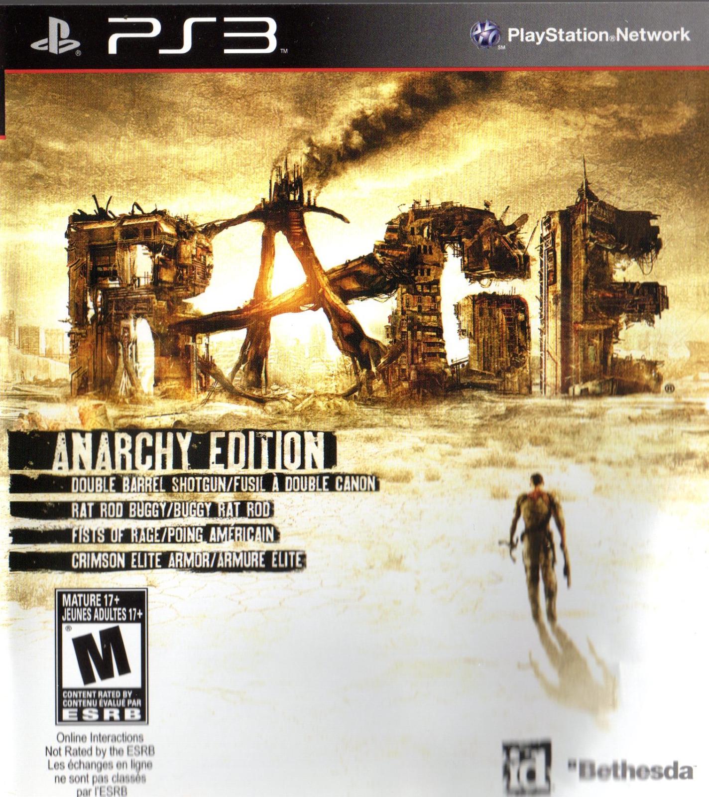 Rage Anarchy Edition - Playstation 3