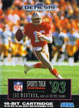 Unvaulted Games - Sports Talk Football '93 Starring Joe Montana - Video Game - Sega Genesis