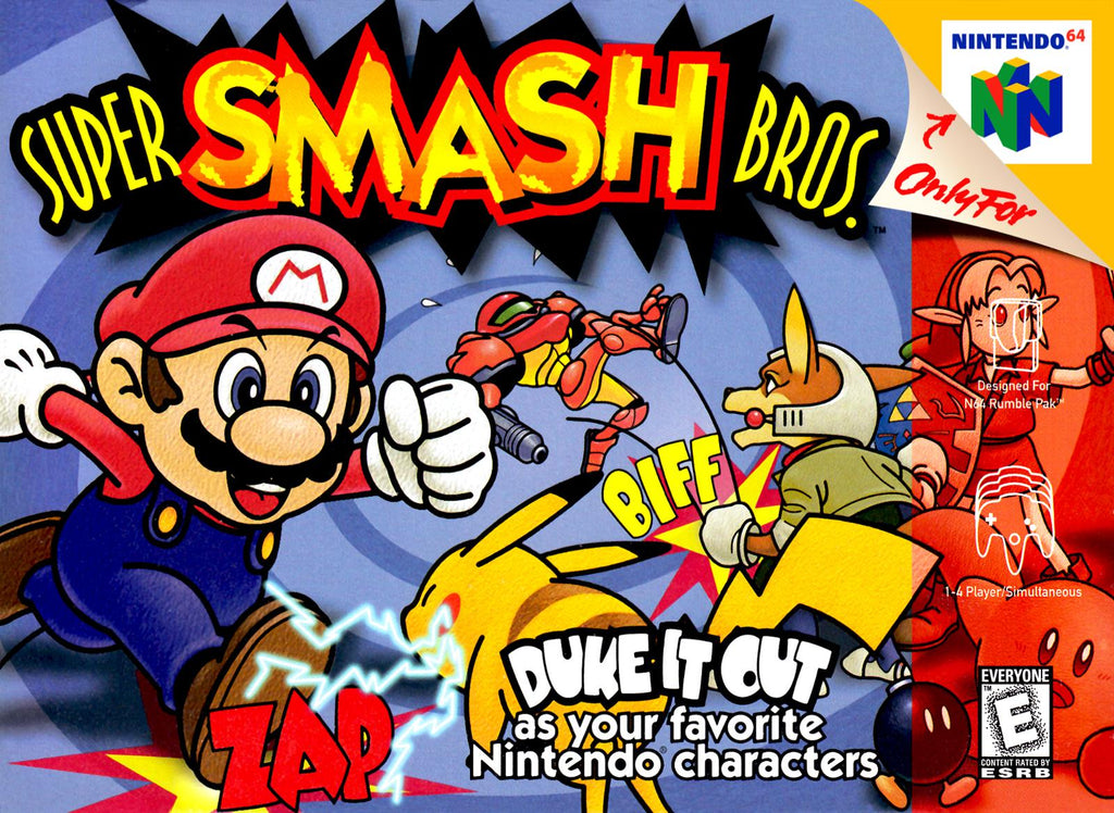 Unvaulted Games - Super Smash Bros. - Video Game - Nintendo 64