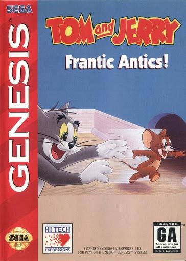 Unvaulted Games - Tom and Jerry Frantic Antics [Cardboard Box] - Video Game - Sega Genesis