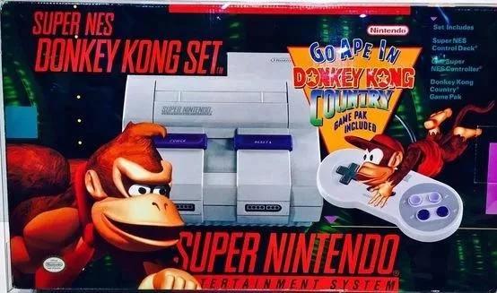 Super NES Donkey Kong Set - Super Nintendo