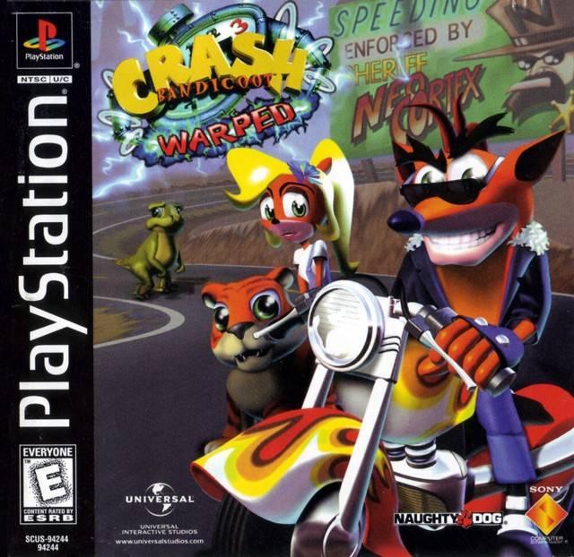 Unvaulted Games - Crash Bandicoot Warped - Video Game - Playstation