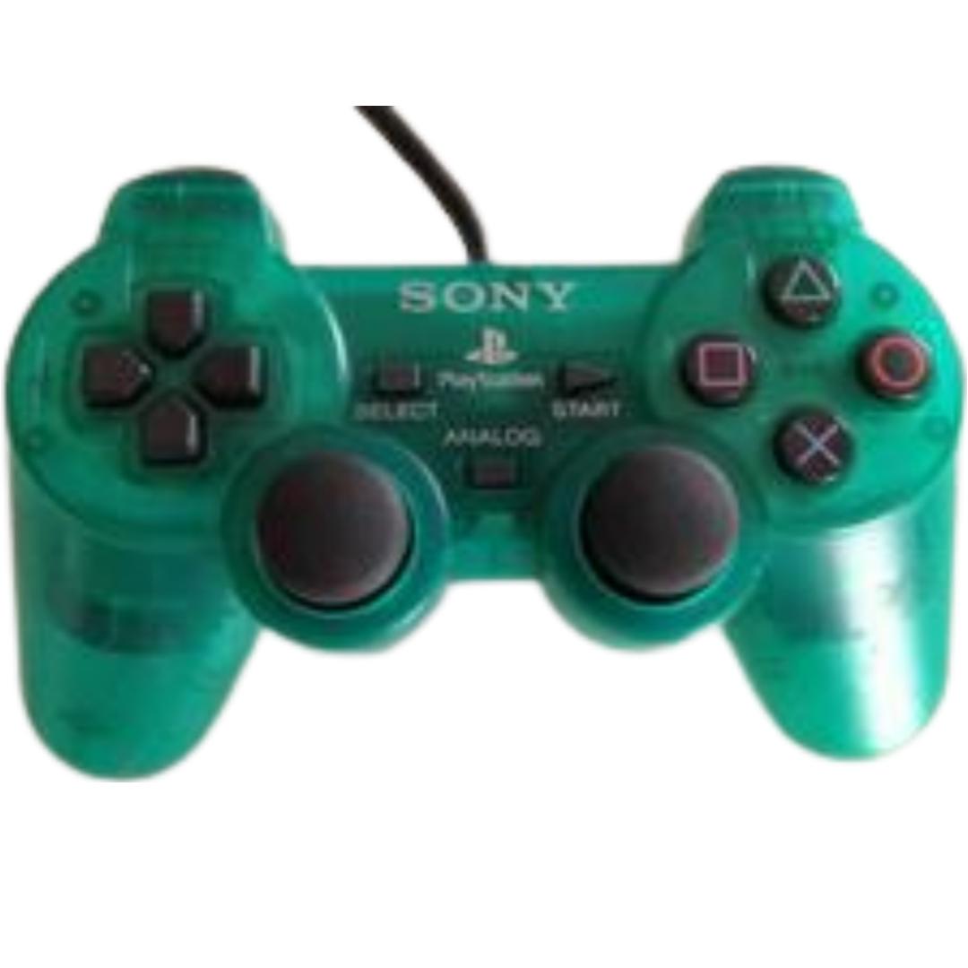Unvaulted Games - Emerald Green Dual Shock Controller - Video Game - Playstation 2