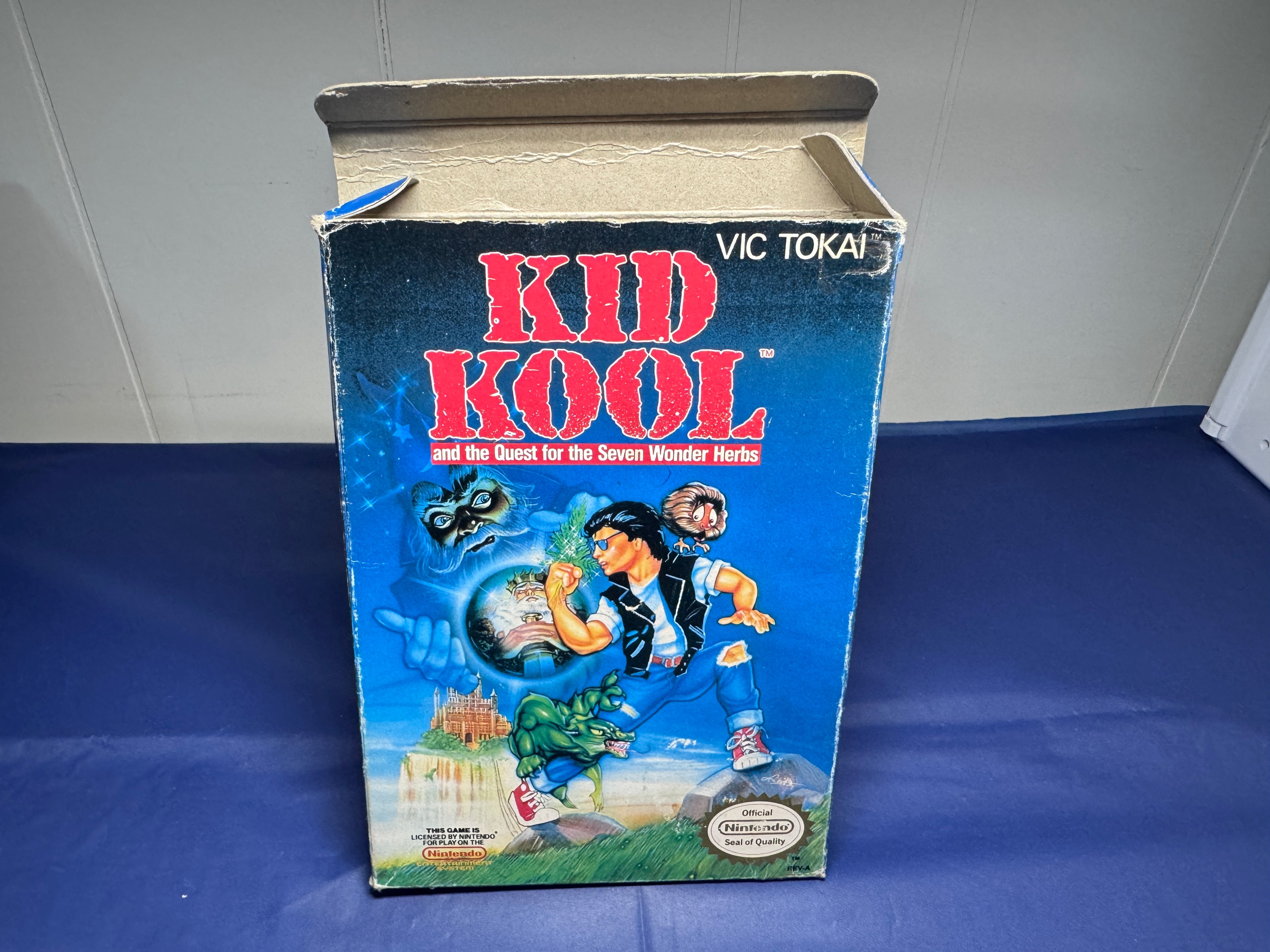 Kid Kool - Nintendo NES - Box And Game