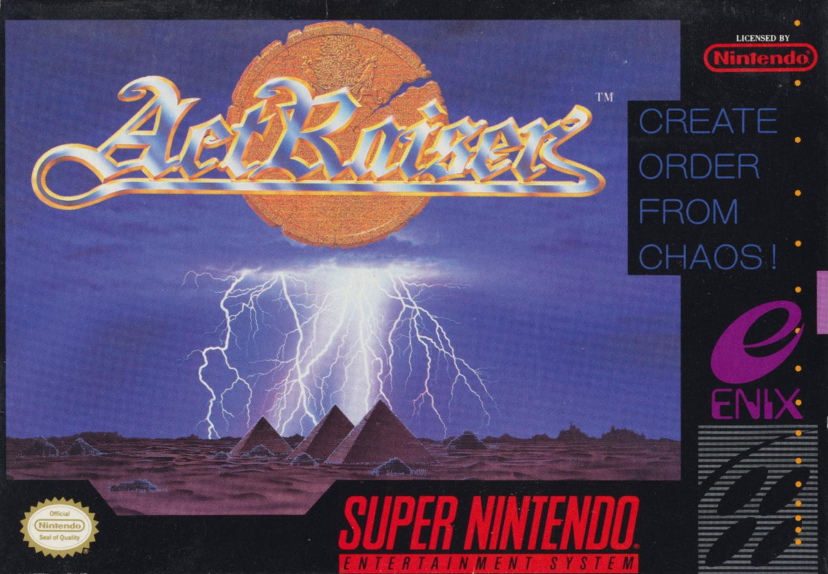 Unvaulted Games - ActRaiser - Video Game - Super Nintendo