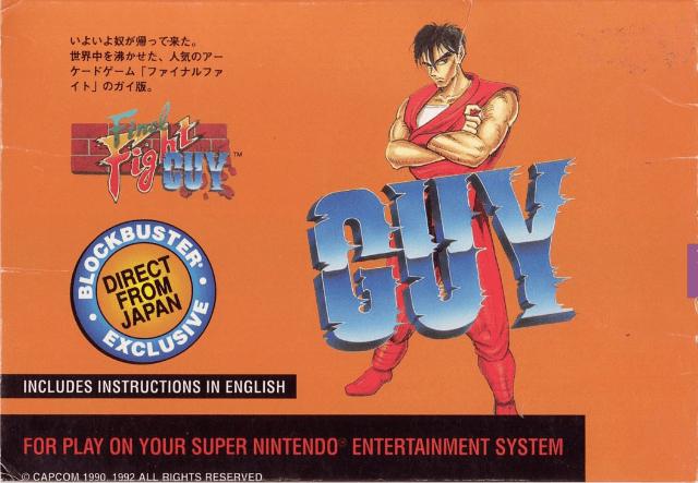 Final Fight Guy - Super Nintendo