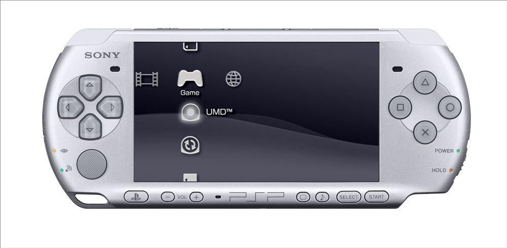 Unvaulted Games - PSP 3000 Mystic Silver - Video Game - PSP