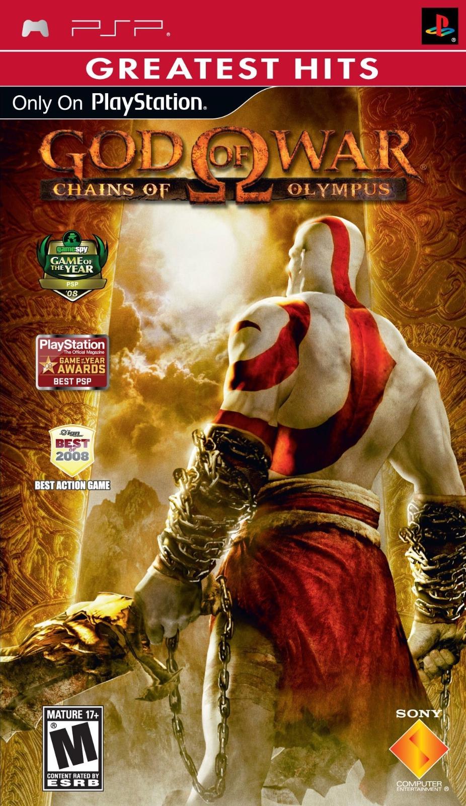 Unvaulted Games - God of War Chains of Olympus [Greatest Hits] - Video Game - PSP