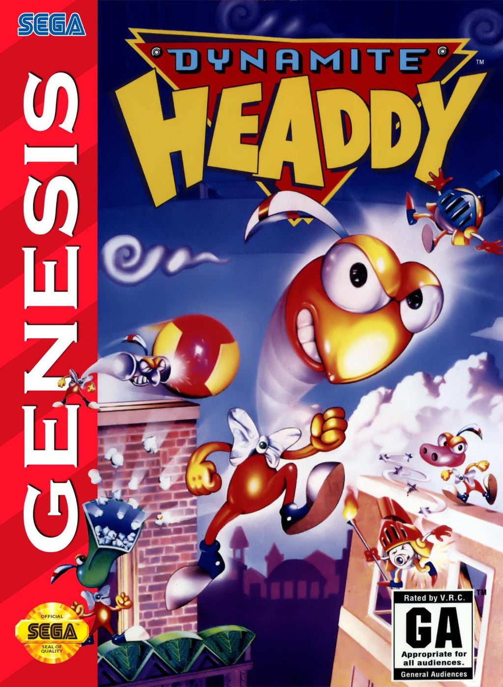 Unvaulted Games - Dynamite Headdy - Video Game - Sega Genesis