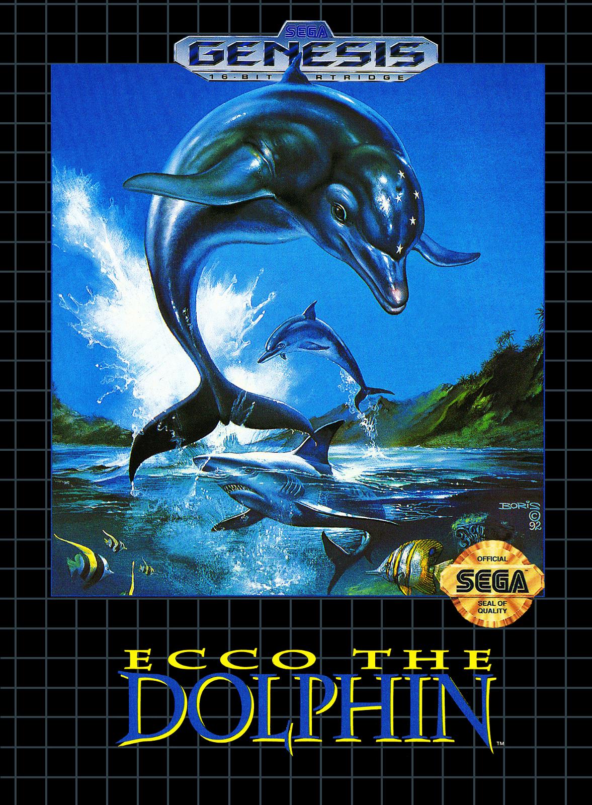 Unvaulted Games - Ecco the Dolphin - Video Game - Sega Genesis