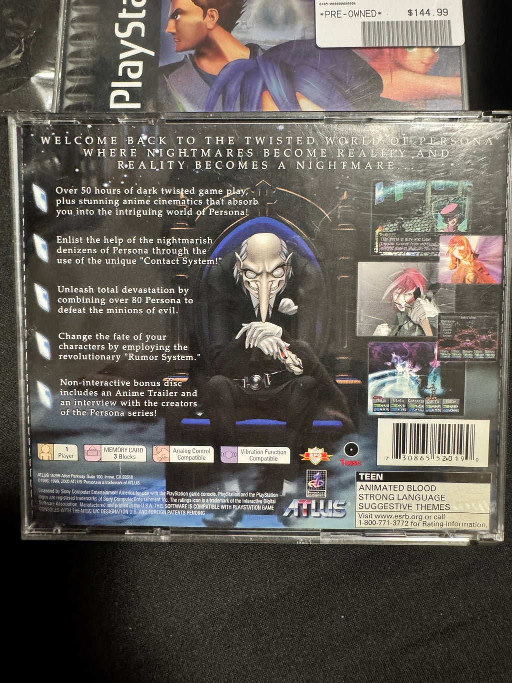 Persona 2 Eternal Punishment - Playstation