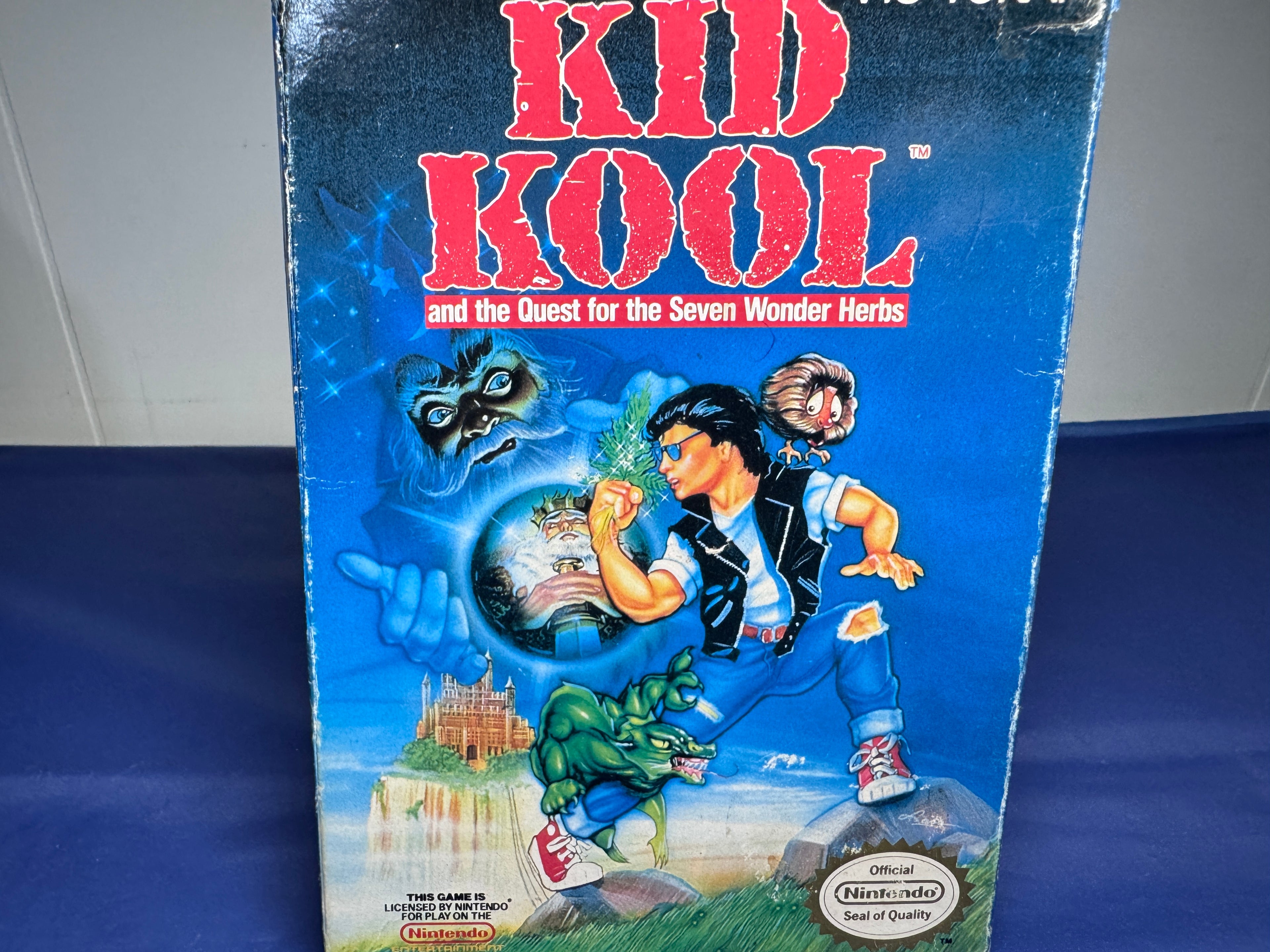 Kid Kool - Nintendo NES - Box And Game