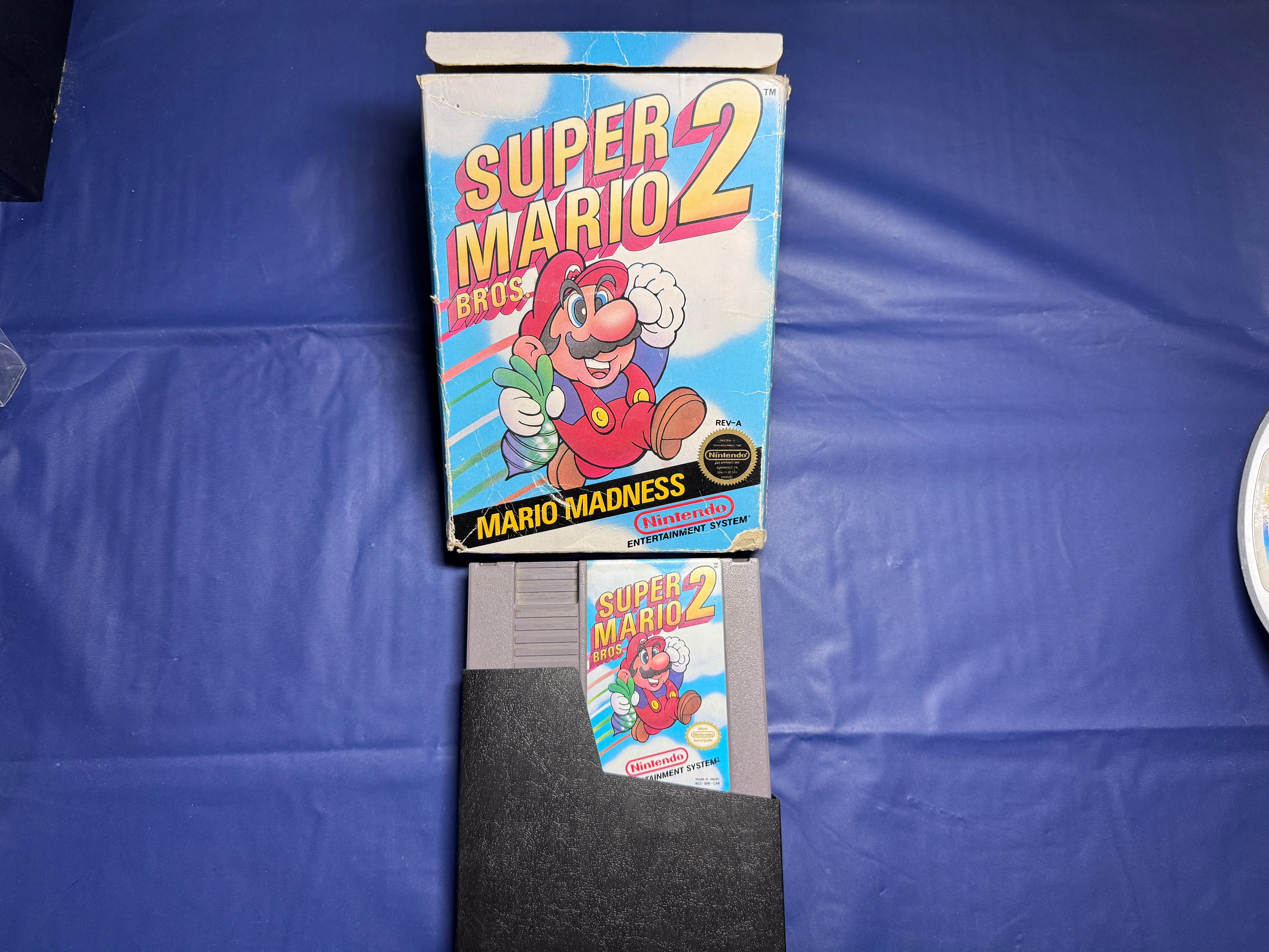 Super Mario Bros. 2 - Nintendo NES - Box And Game
