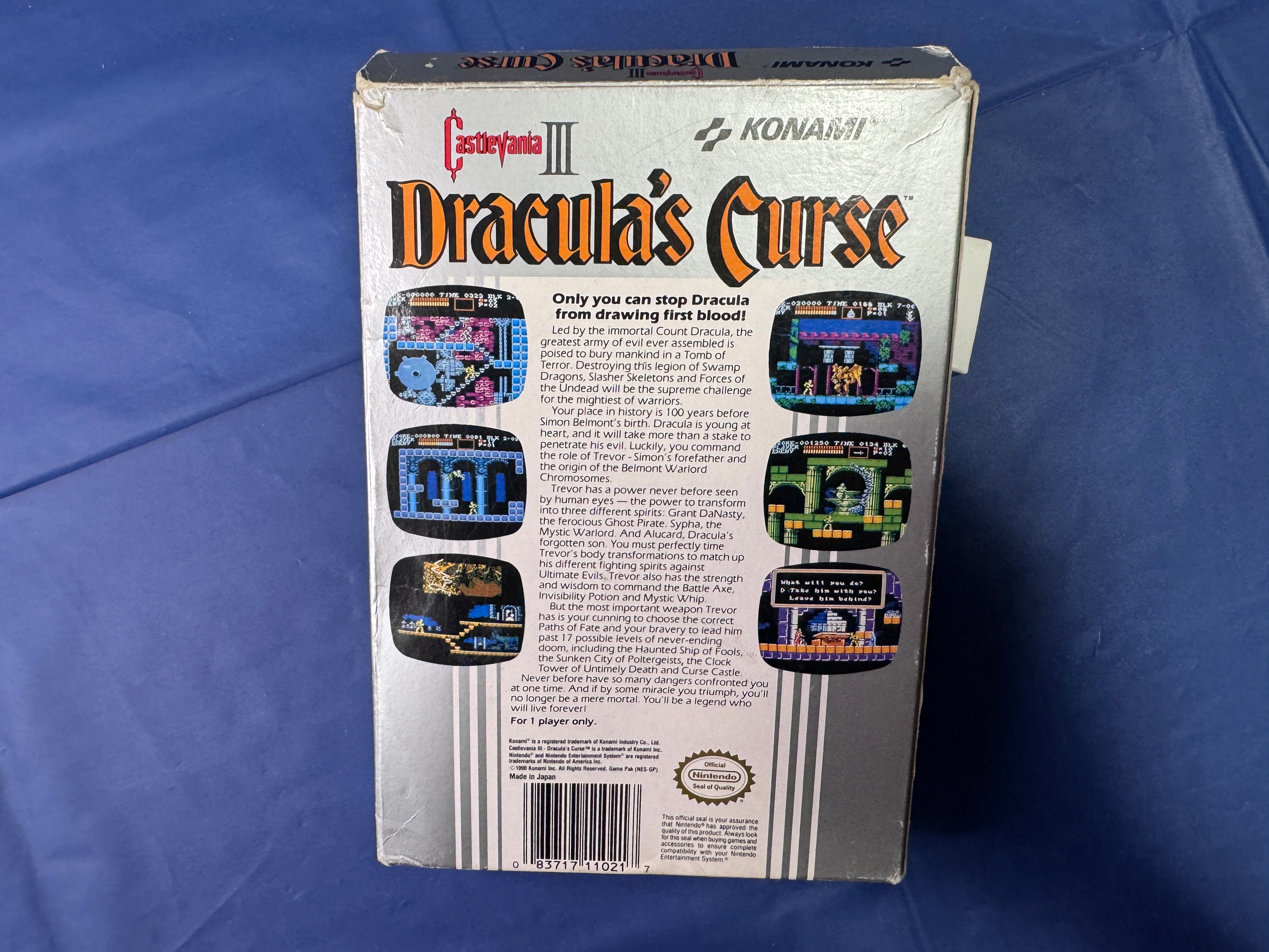 Castlevania III Dracula's Curse - Nintendo NES -  Complete In Box