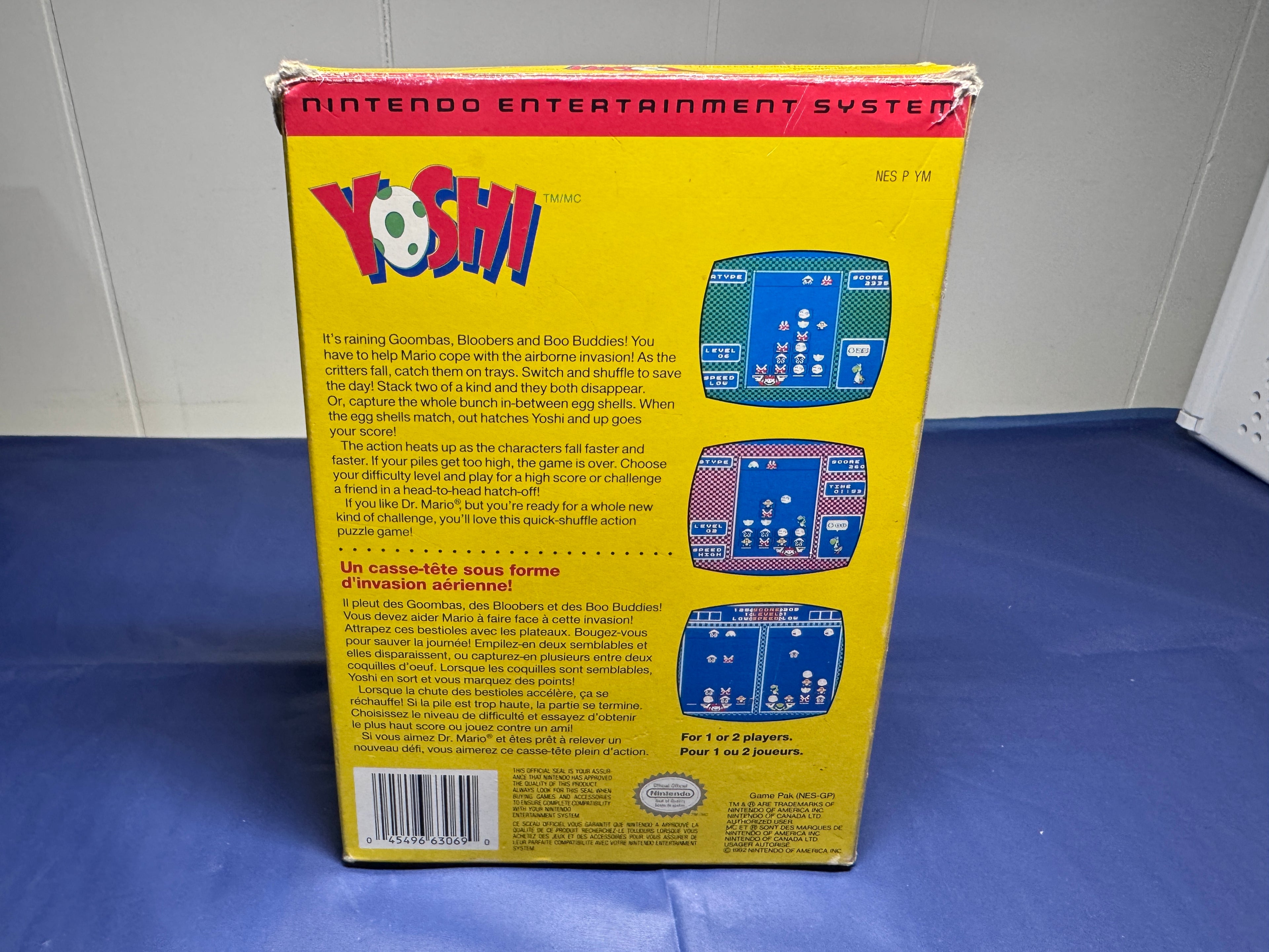 Yoshi - Nintendo NES - Complete In Box