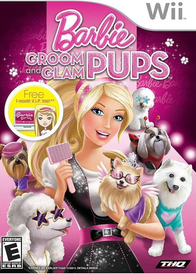 Barbie Groom and Glam Pups - Nintendo Wii