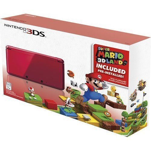 Nintendo 3DS Flame Red [Super Mario 3D Land Pre-installed] - Nintendo 3DS
