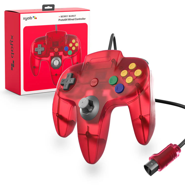 Berry Burst N64 Controller - XYAB