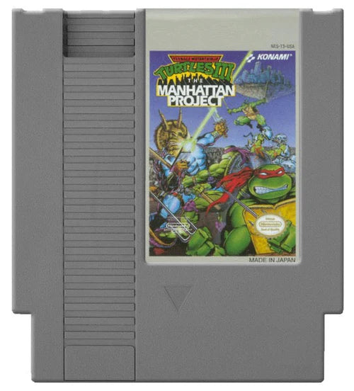 Teenage Mutant Ninja Turtles III The Manhattan Project - Nintendo NES